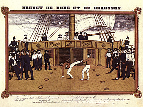 chausson on board ship